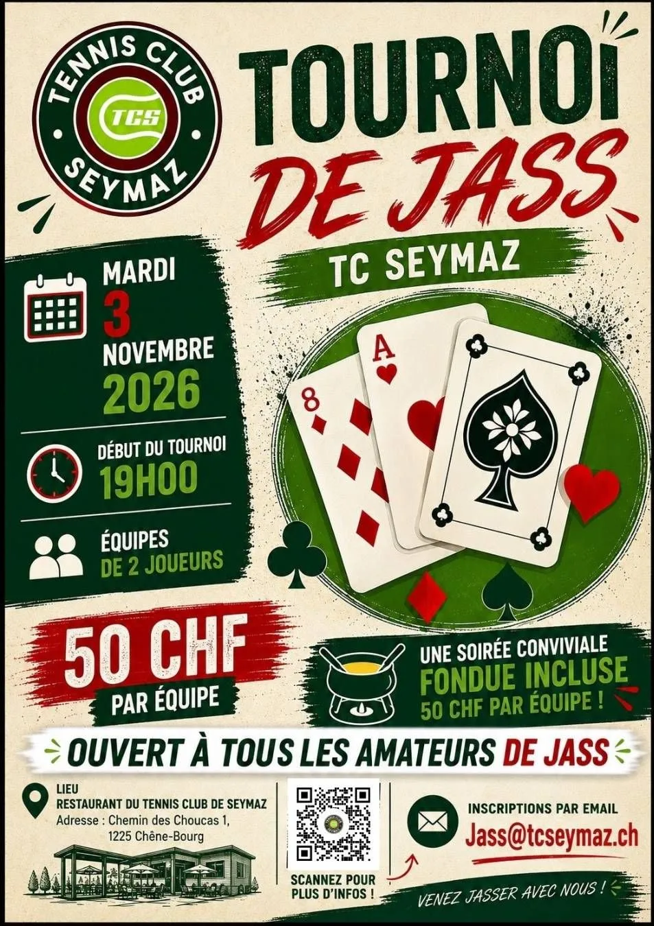 Tournoi de Jass du TC Seymaz